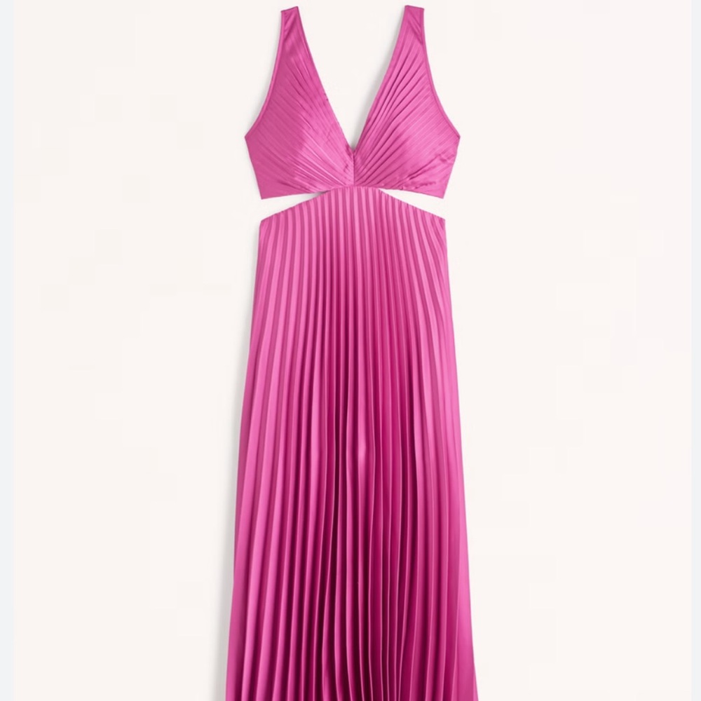 Abercrombie & Fitch Pink Maxi Dress